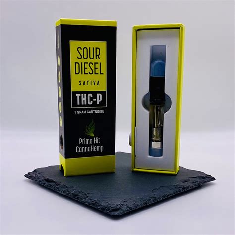 Primo Hit Cannahemp Co ® Primo Hit Sour Diesel Thc P Vape Cartridges