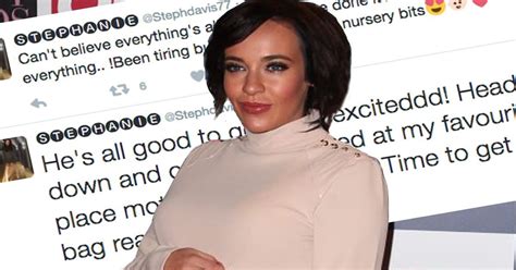 Stephanie Davis Prepares For Birth As She Packs Her Pregnancy Bag After