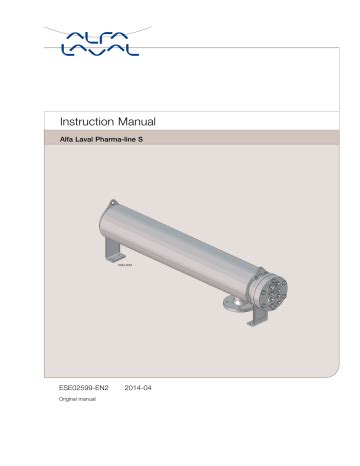 Alfa Laval Pharma Line Instructions Manualzz