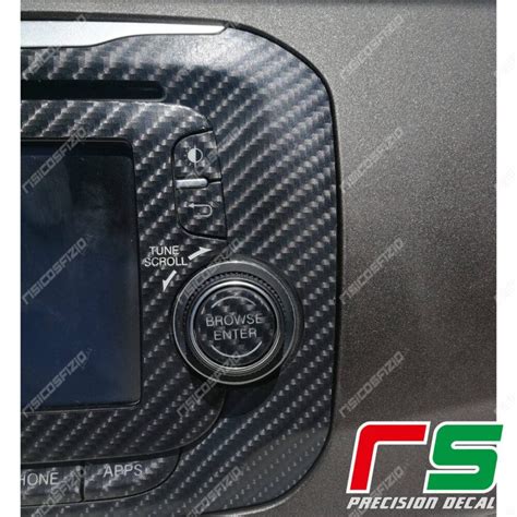 Adesivi Alfa Romeo Giulietta Uconnect 5 RadioNav Decal Carbonlook