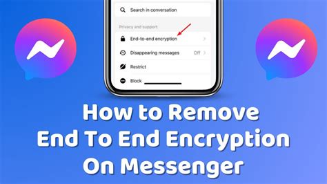 How To Remove End To End Encryption In Messenger Turn Off End To End