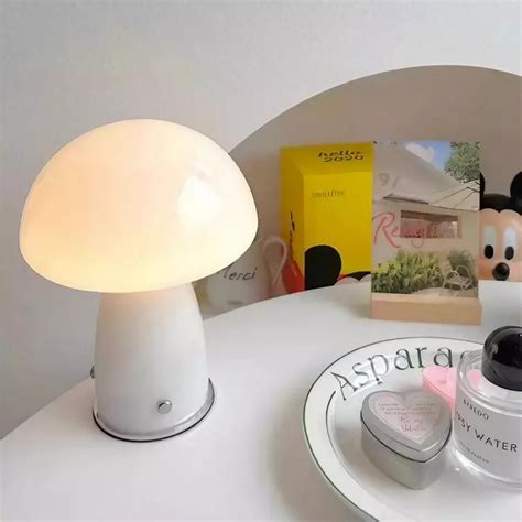 Modern Bauhaus Glass Mushroom Table Lamp Bauhaus Lamp Kiki