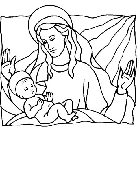 Baby Jesus Coloring Pages - Best Coloring Pages For Kids