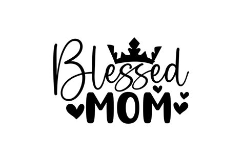 Blessed Mom Svg Graphic By Rajibstore 987 · Creative Fabrica