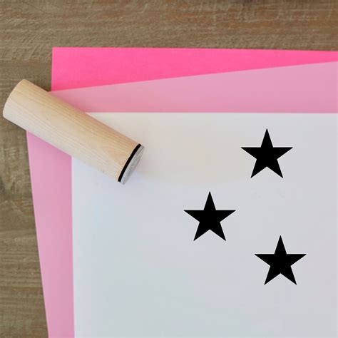 Star Stamp Star Mini Stamp Kids Stamp Craft Stamp Etsy