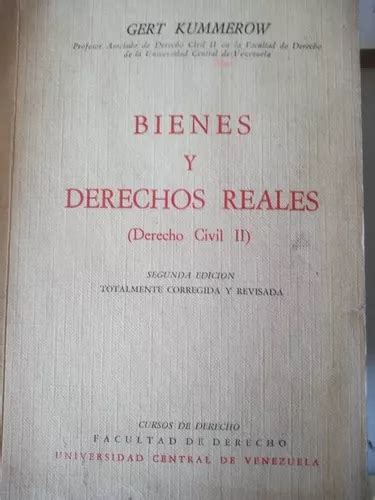 Bienes Y Derechos Reales Derecho Civil Ii Kummerow Mercadolibre