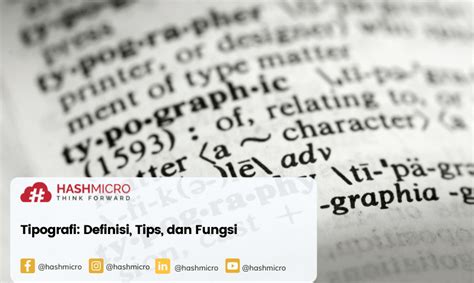 Tipografi Definisi Tips Dan Fungsi