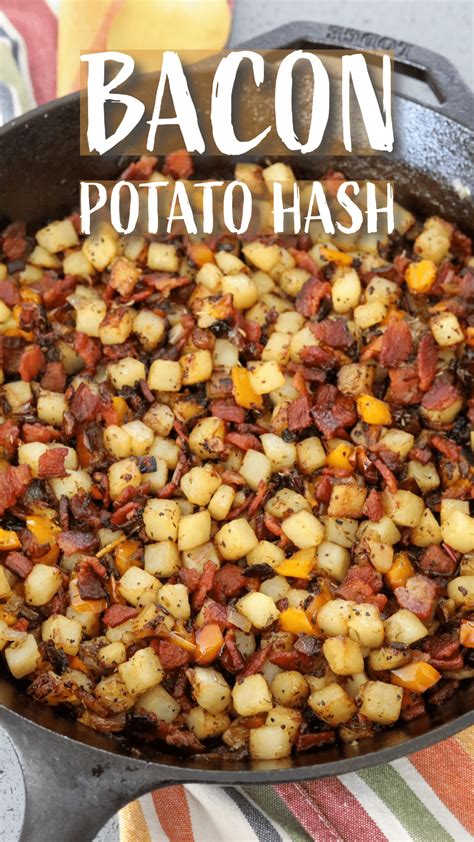 Bacon Potato Hash - Man Meets Oven