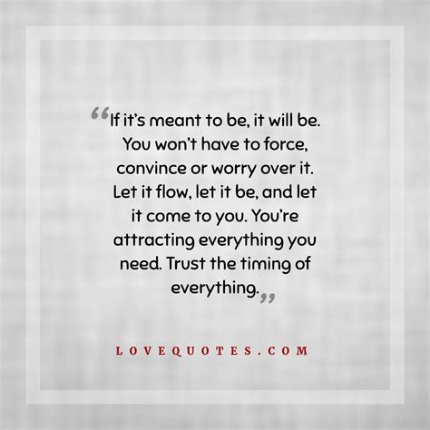 Trust The Timing - Love Quotes