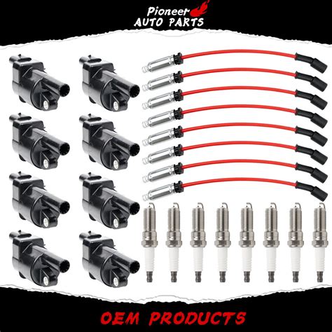 8pcs Ignition Coil Spark Plug Wire Pack For Gmc Chevy Silverado 1500 5 3l Uf414 Ebay