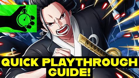 Optc Tm Izo Quick Playthrough Guide One Piece Treasure Cruise Youtube