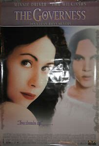 THE GOVERNESS movie promotional poster, 1997, 27x40, VG+, Minnie Driver ...