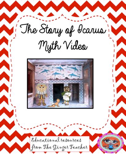 The Story Of Icarus Myth Video Teaching Resources