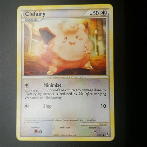 Clefairy 5495 Call Of Legends Common Pokemon Card Nmm Ebay