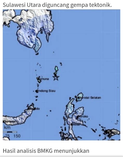 Gempa M 6 0 Guncang Kabupaten Talaud Bmkg Tidak Berpotensi Tzunami