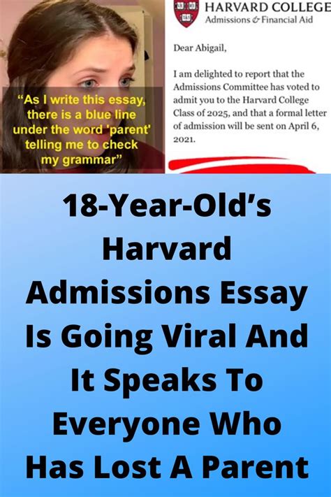 How The Letter S College Essay Got An Year Old Into Harvard