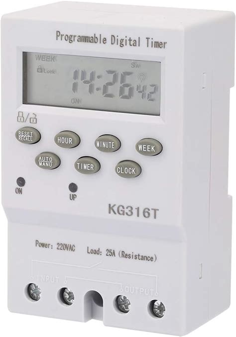 Microcomputer Time Control Switch Kg316t 220v Programmable Automatic