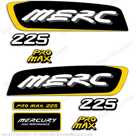 Mercury Decals 1990 Present