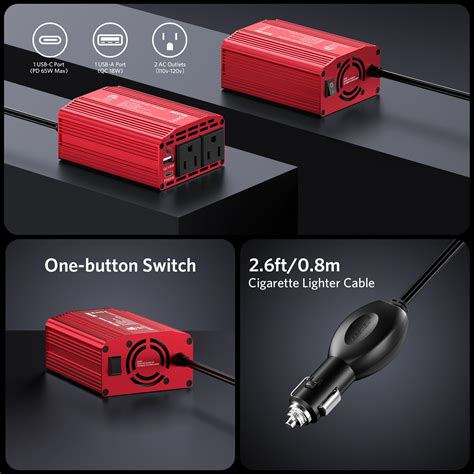 Snapklik BESTEK 300W Car Power Inverter