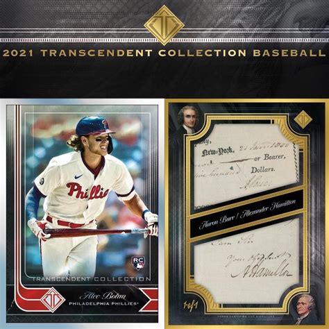 Topps Transcendent Collection Baseball Checklist Boxes