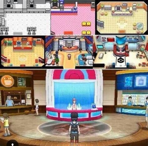 Evolution of Pokemon Centre Pokémon Amino