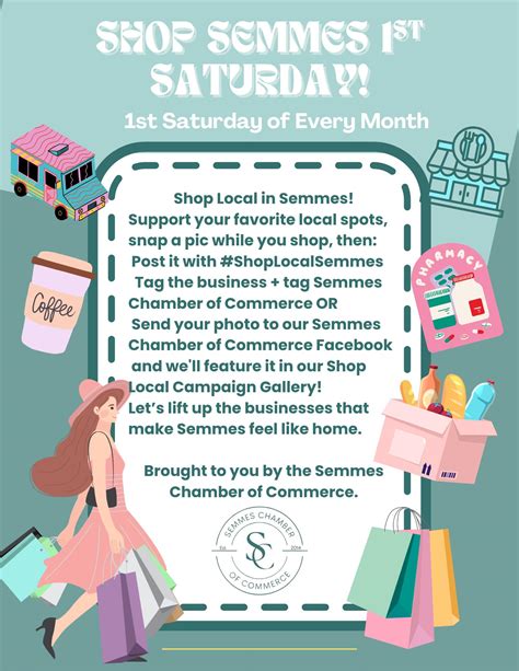 Semmes - It’s the First Saturday of the Month—Let’s Shop Local, Semmes