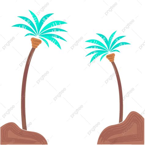 Coconut Tree Vector Hd Images Vector Element Design Of Coconut Tree