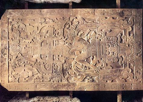 Tomb of Pakal (615-683 AD); Pyramid of the Inscriptions, Palenque, Mexico