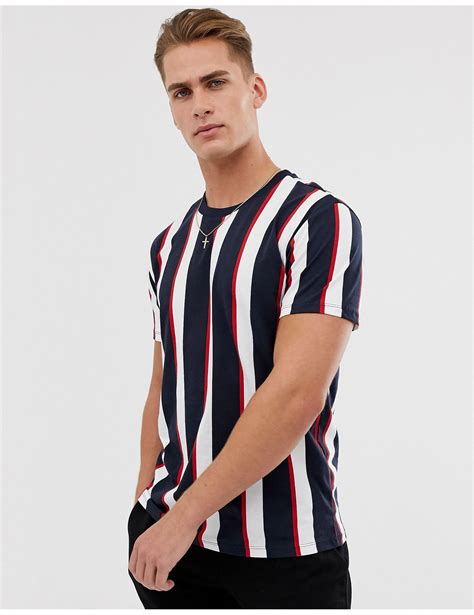 Vertical Striped T Shirt