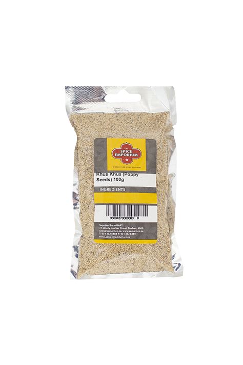 Khus Khus Poppy Seeds 100g The Spice Emporium