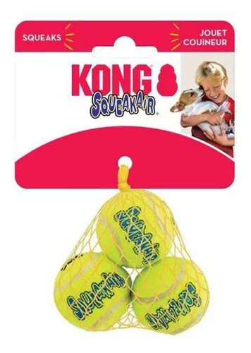 Kong Squeak Air Balls X Small Juguete Pelota Perro Pack X3 Color