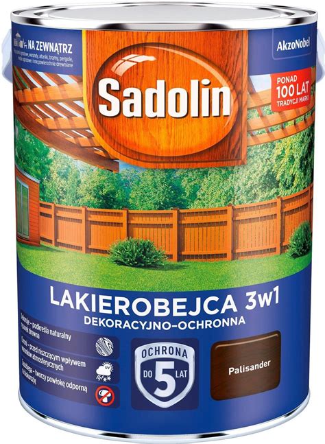 Sadolin Lakierobejca 3W1 Palisander 5L Opinie I Ceny Na Ceneo Pl