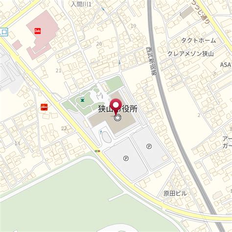 埼玉県狭山市 の地図 Mapfan