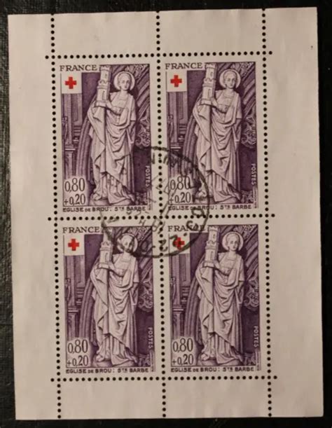 Timbres Oblit R S Yt Eglise De Brou Bloc De Cachet Rond