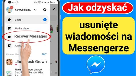 Jak odzyskać usunięte wiadomości na Messengerze 2024 Odzyskaj