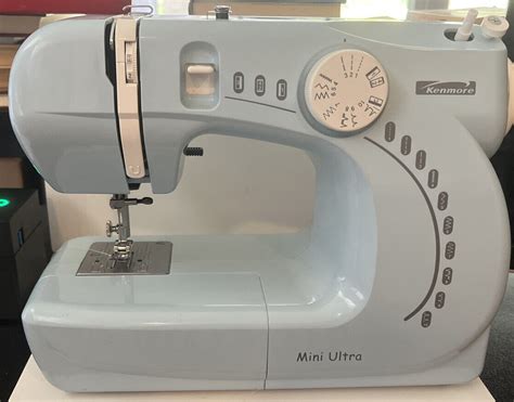 Kenmore Mini Ultra Sewing Machine Baby Blue Power Cord And Foot Pedal