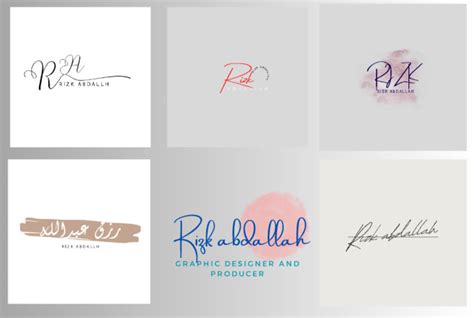 Design Signatures Handwritten Logo By Rizkabdallah Fiverr