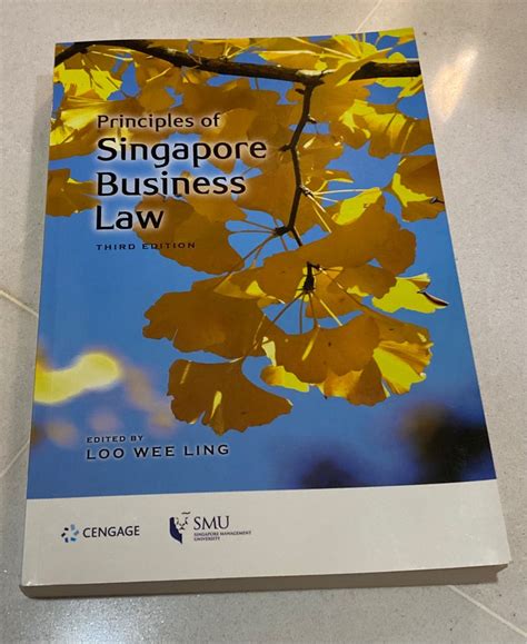 Brand New Principles Of Singapore Business Law Textbook Hobbies Toys