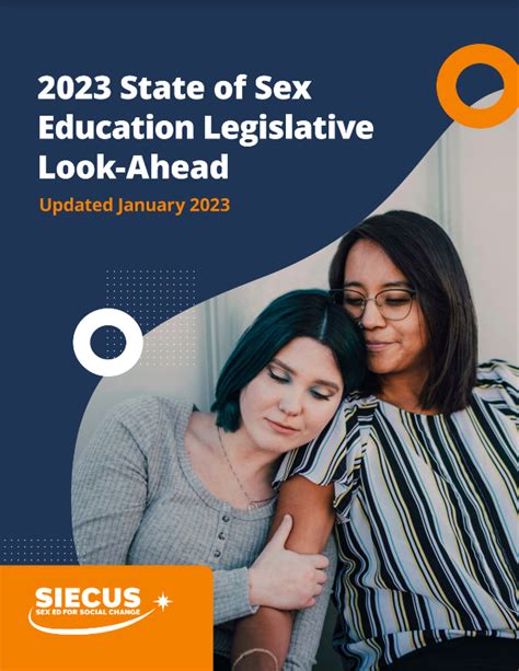 2023 State Of Sex Education Legislative Look Ahead Siecus