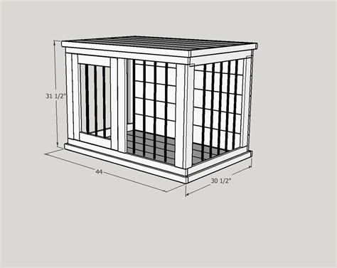 Barn Door Double Dog Kennel Plans - Large Size — DaileyWoodworks.School