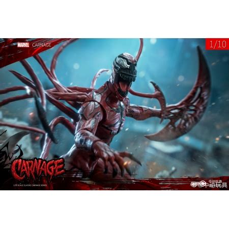 Action Figure Carnage Carnificina Venom Marvel Escala Zd Toys