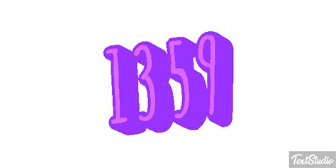 1359 Number Animated GIF Logo Designs