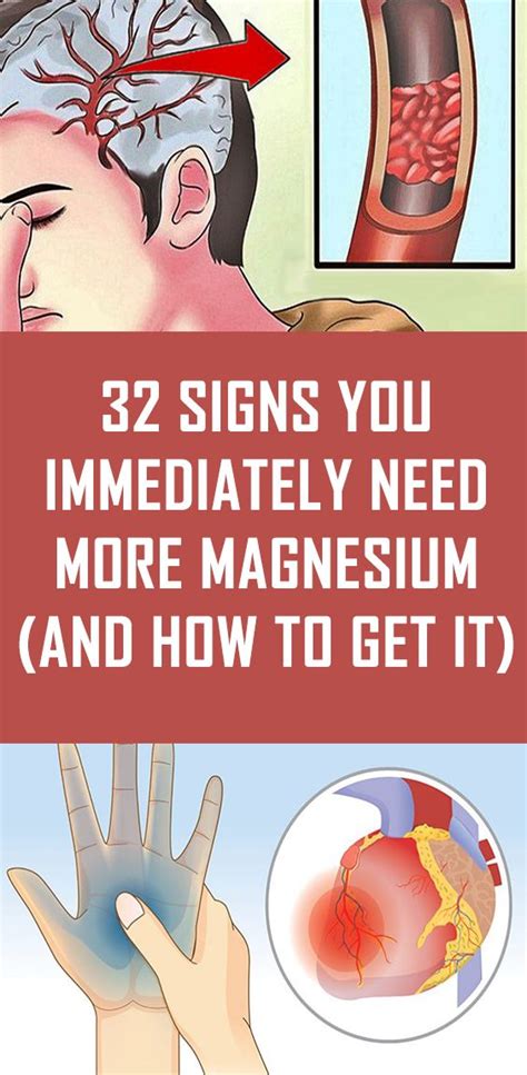 32 Signs You Immediately Need More Magnesium And How To Get It Magnesium Health Health Guide