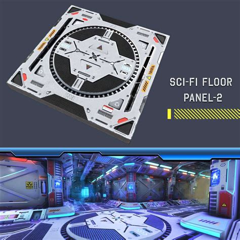 Sci Fi Floor Panel 2 3d Model By Siamak