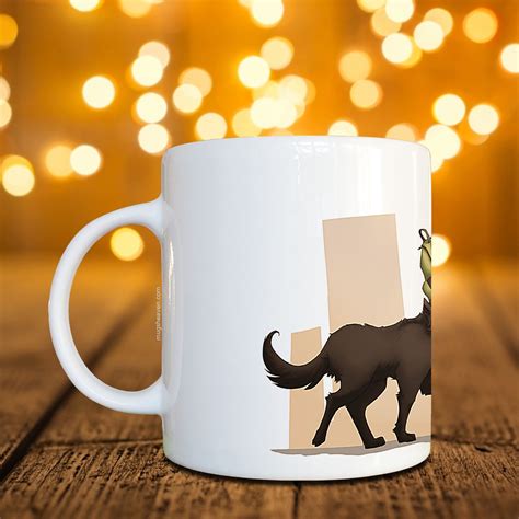 Walking With Dog Mug, Dog Lover Coffee Mug – Mugs' Heaven | Heaven of Mugs