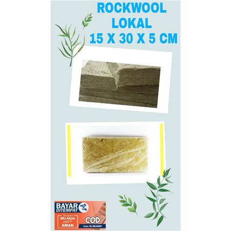 Jual Rockwool Cultilene Media Tanam Hidroponik Rock Wool Tanaman