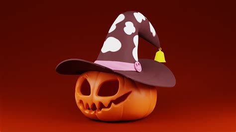 Stl File Halloween Pumpkin Hat 3d Print Model・3d Printing Model To