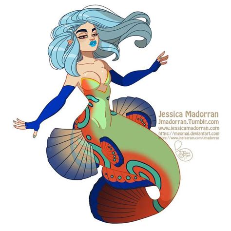 Mermay Day Mandarinfish Mermaid By Https Deviantart