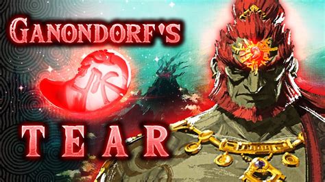 Ganondorf S Tear In Zelda Tears Of The Kingdom New Artwork Theory