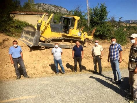 Eğrigöz köyü yolu sil baştan yapılıyor Son Dakika